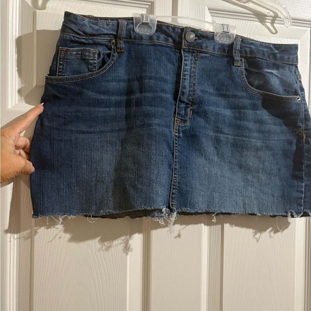 Brit and Bridle Denim Mini Skirt